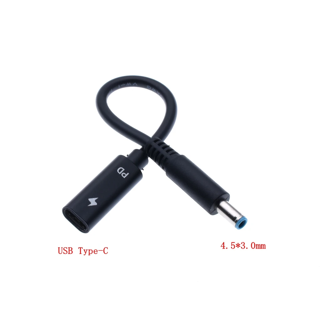 USB 3 1 type C мама к DC 7 4*5 0 мм 4 5*3 5 5*2 2 Sqaure папа зарядное устройство адаптер соединитель