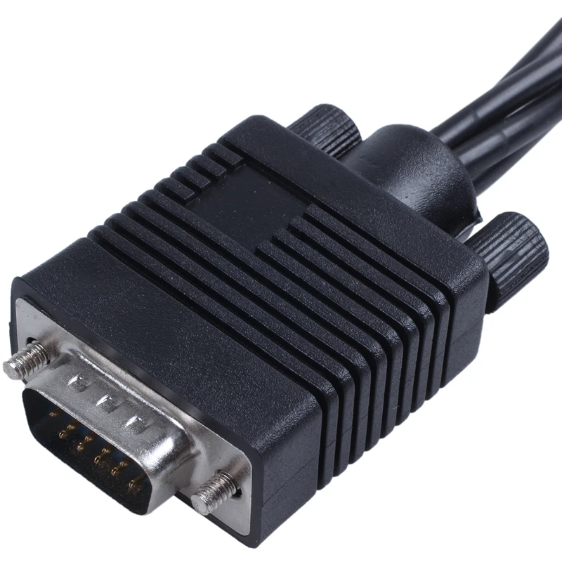 8-дюймовый Переходник VGA Male к 3 RCA S-Video Female AV Video | Электроника