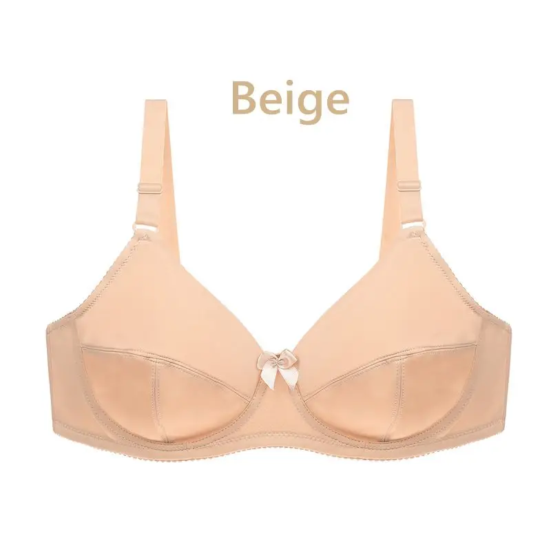 Beige PariFairy, ультра тонкий бюстгальтер без подкладки, сексуальное нижнее белье для женщин, летнее комфортное белье на косточках, бюстгальтер без косточек размера плюс, пуш-ап, Bh 36B-52F - Цвет: Beige