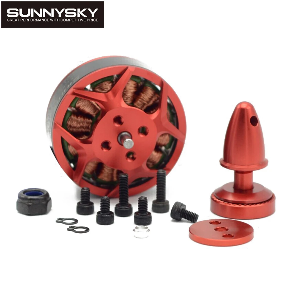 1 шт. Sunnysky V3508 380KV/580KV/700KV 4S-6S бесщеточный двигатель для радиоуправляемого
