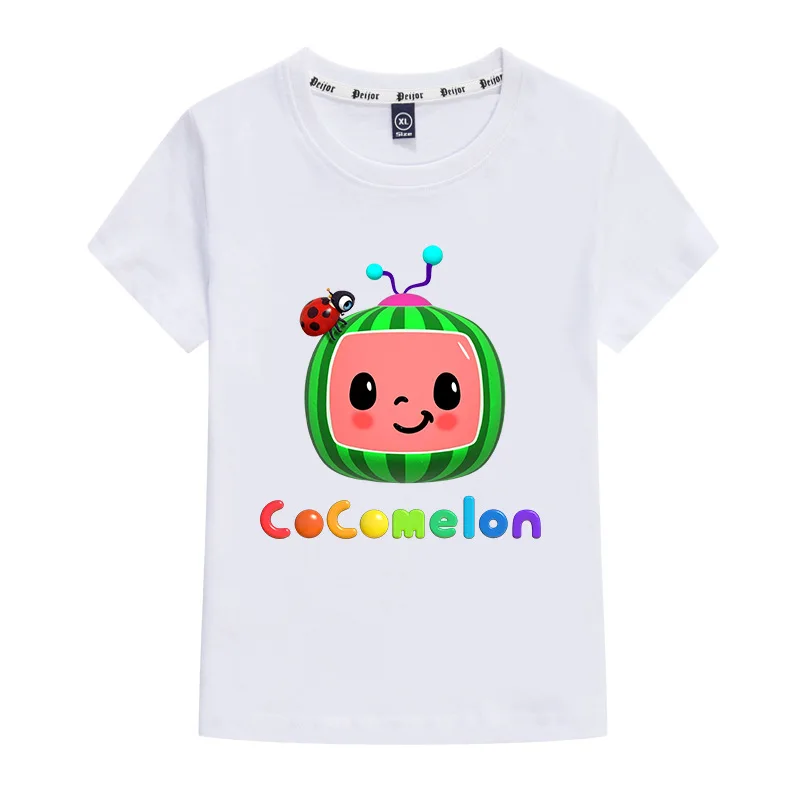 

Cocomelon Boys Girls Children Cotton Short Sleeves Summer Clothing New 2021