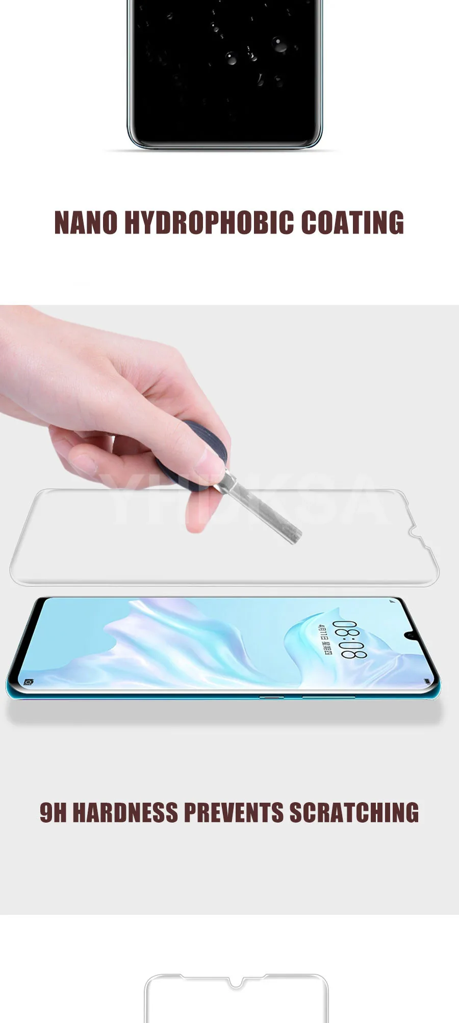 9H защитное стекло на huawei P30 Lite P20 Pro P10 Lite Plus P Smart Защитная пленка для экрана из закаленного стекла