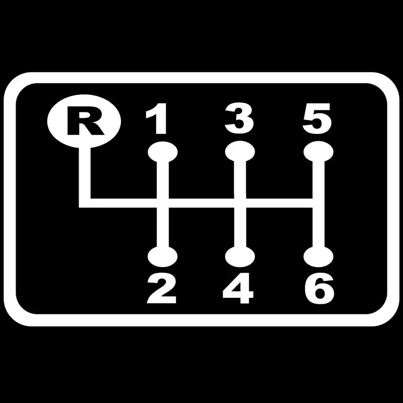 

30770# наклейки на авто МКПП. Механическая коробка переключения передач водонепроницаемые наклейки на машину наклейка для авто автонаклейка стикер этикеты винила наклейки стайлинга автомобилей украшения на бампере