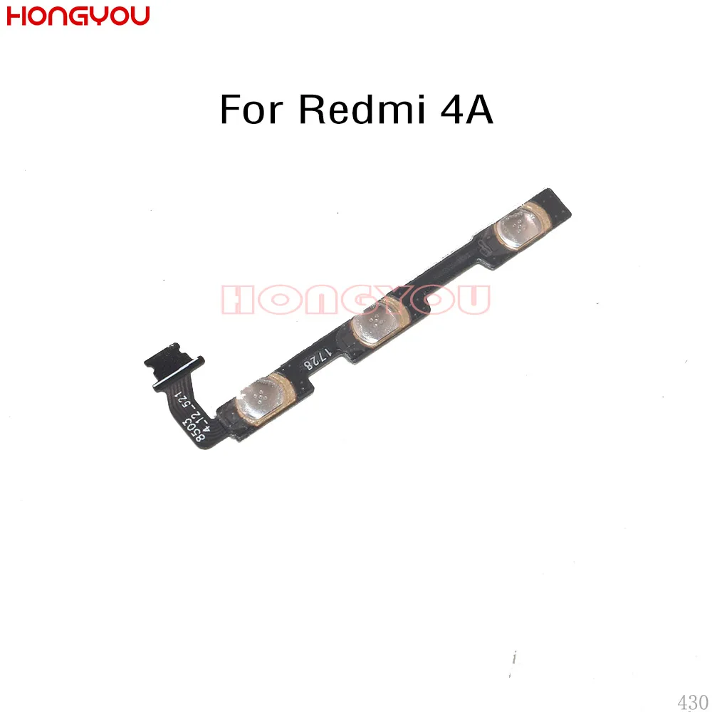 Кнопка питания отключения звука вкл/выкл гибкий кабель для Xiaomi Redmi 4A|Шлейфы
