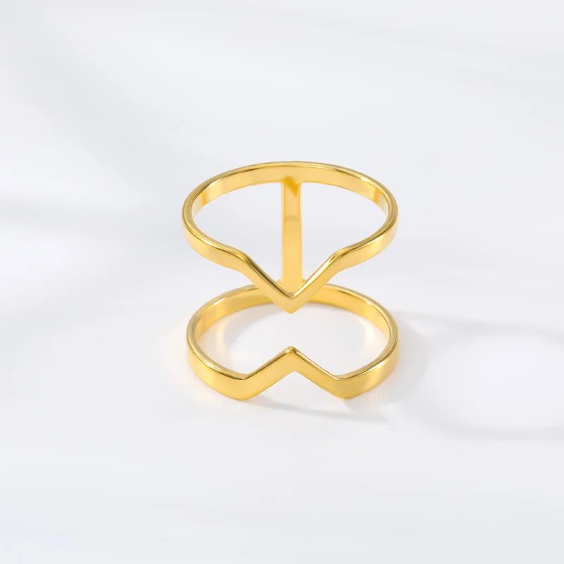 Кольцо с крестом из нержавеющей стали ювелирные изделия в стиле хип-хоп золотые