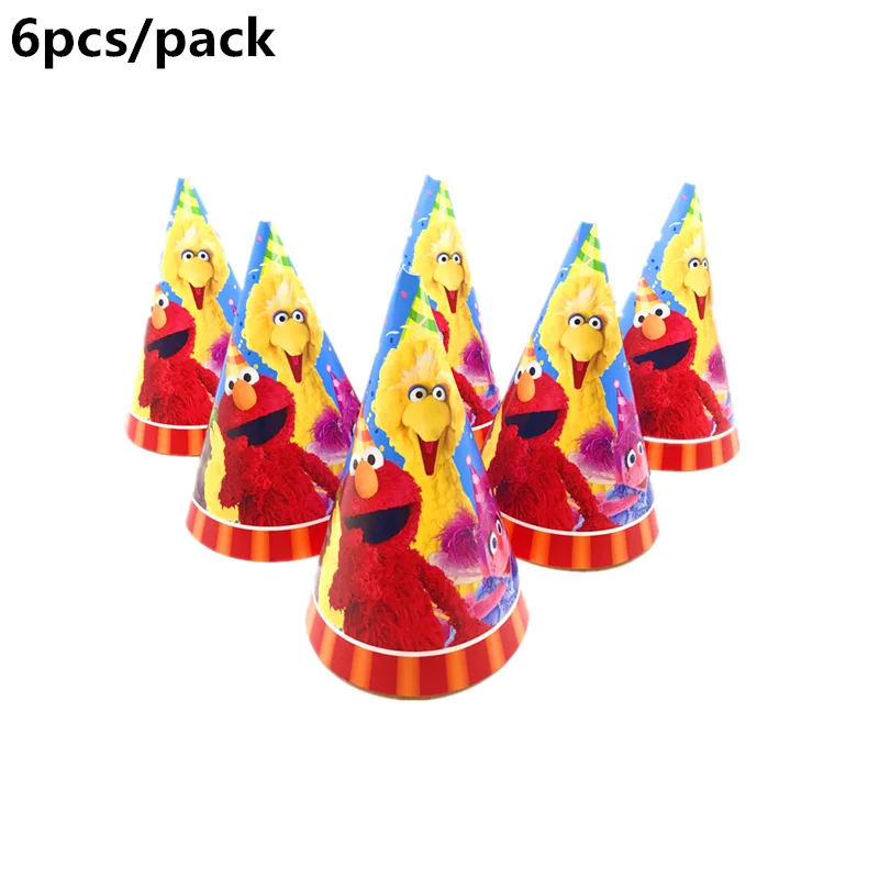 С героями Улица Сезам День рождения украшения с принтом Элмо тема Вымпел