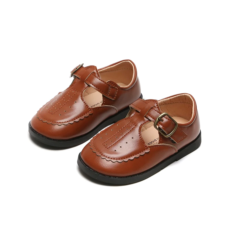

Girls Leather Shoes spring autumn solid color soft bottom baby girl shoes Casual sneakers children shoes girls princess SMG067