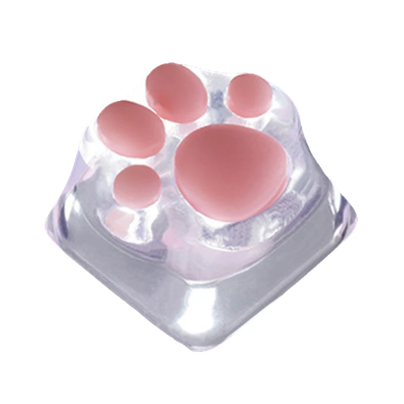 

3D Resin Cat Paws Pad Mechanical Keyboard KeyCaps for cherry MX Switches R9CB