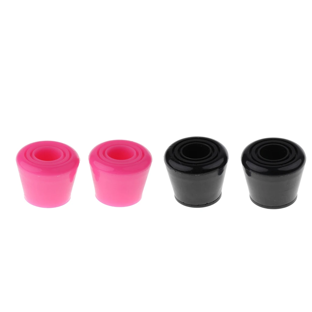 

2x Black Roller Skates Toe Stops + 2x Pink Ice Skates Toe Stopper Outdoors