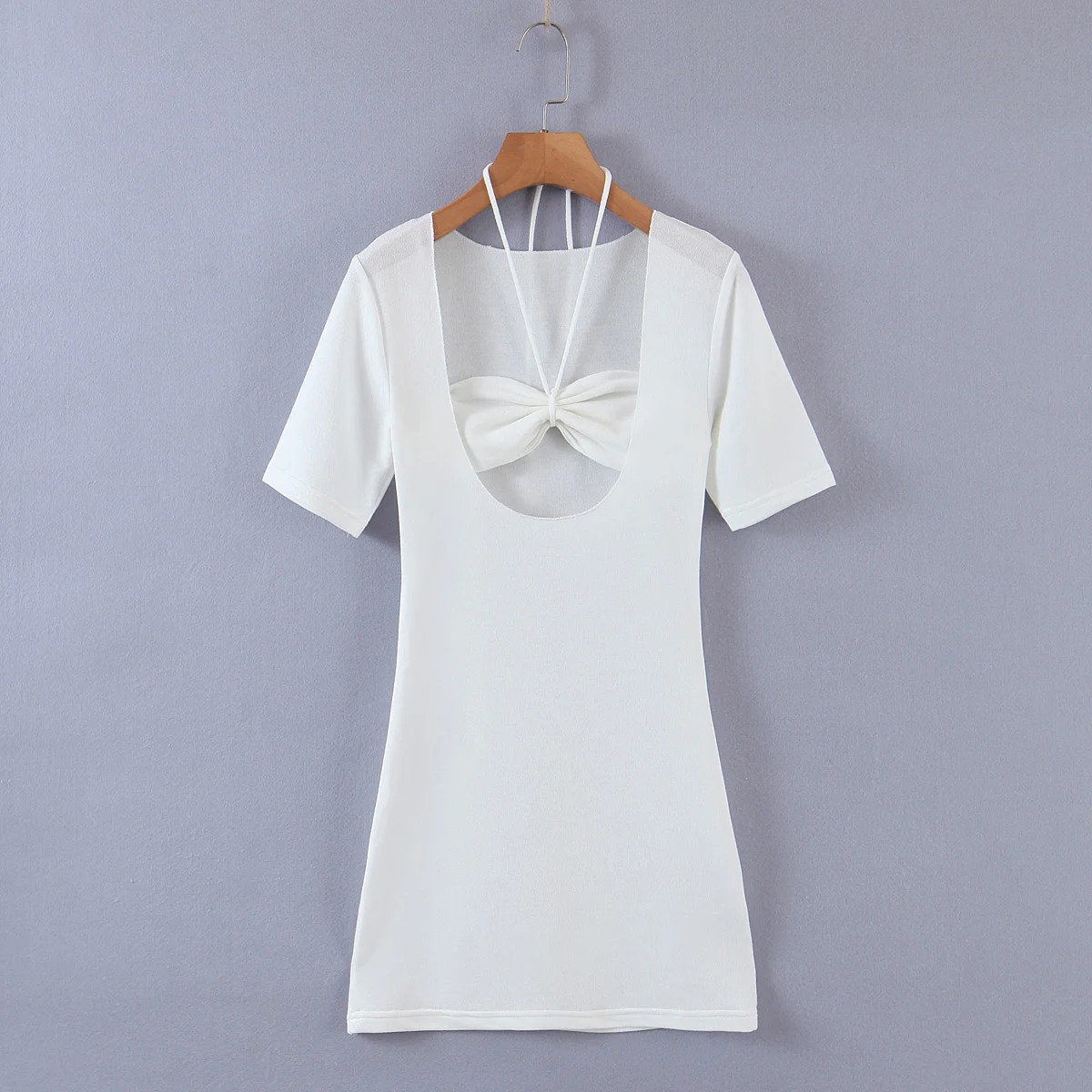 

Za Women Sexy Bodycon White Mini Dress Summer Fashion 2021 Stretch Party Dresses Female Short Sleeve Streetwear Vestidos