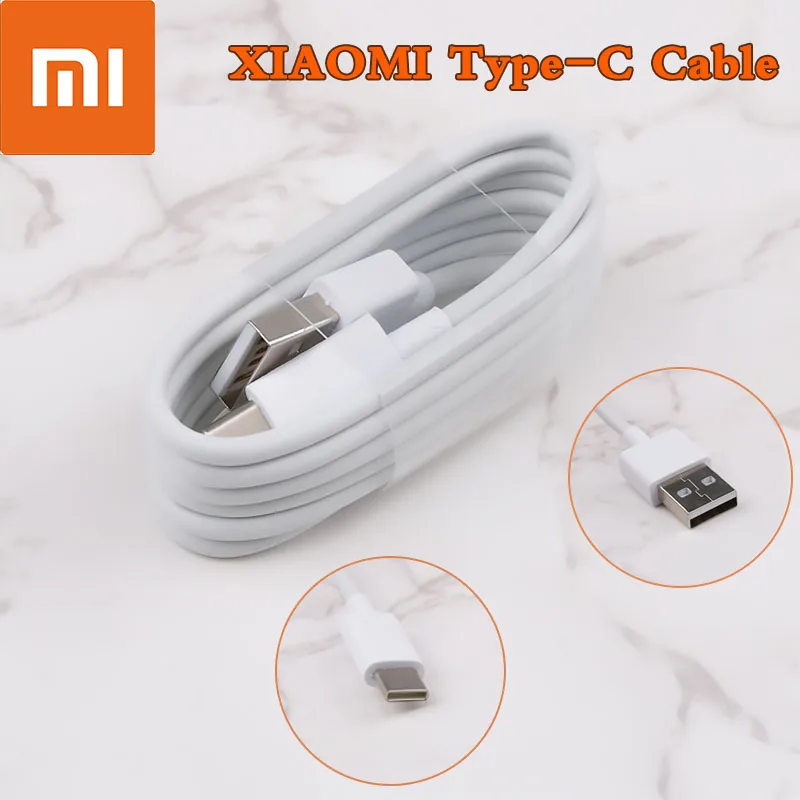 Оригинальный зарядный кабель xiaomi Тип c Usb-c шнур для быстрой зарядки mi 9 9t se 8 lite cc9 max
