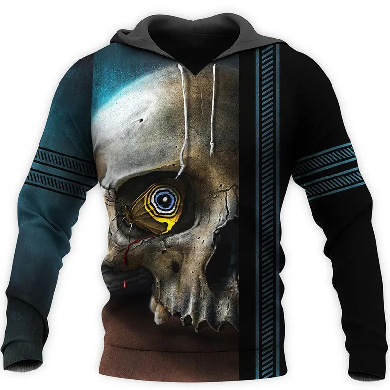 

Skull And Butterfly 3D All Over Printed Hoodie Autumn Winter Fashion Casual Sweatshirt Unisex Zip Jackets Z051