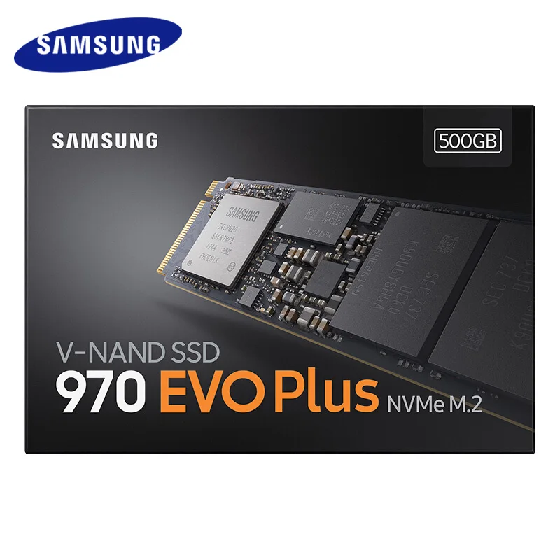 Внутренний твердотельный накопитель Samsung 970 EVO Plus SSD 250 ГБ NVMe M.2 2280 TLC PCIe 3 0x4 1 для