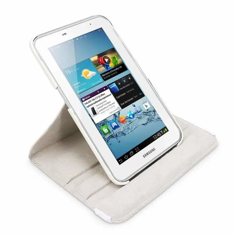 Чехол для Samsung Galaxy Tab 2 7 0 вращающийся на 360 градусов книжка из искусственной кожи с