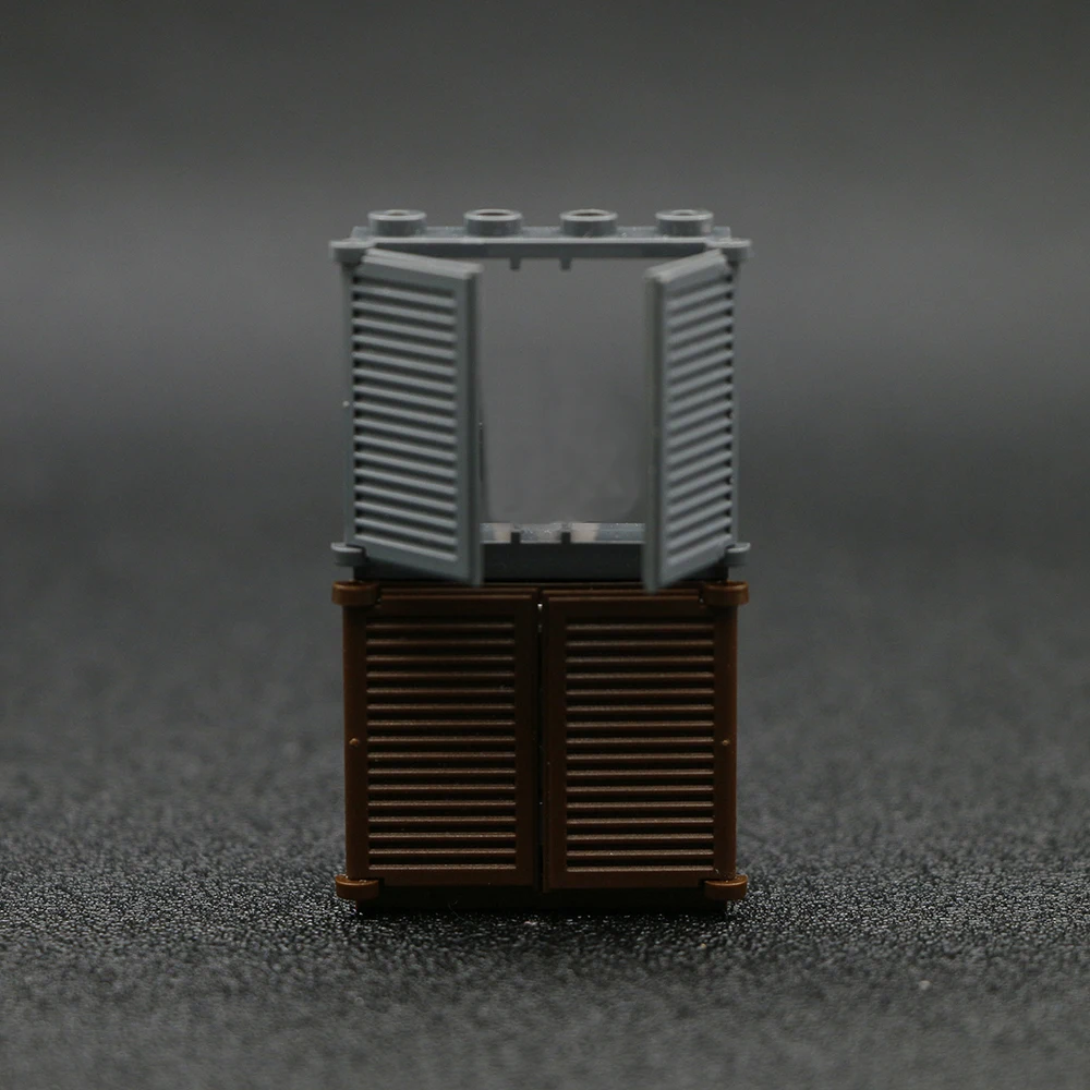 Городские аксессуары строительные блоки 1x4 оконные фигурки друзья дом дверь