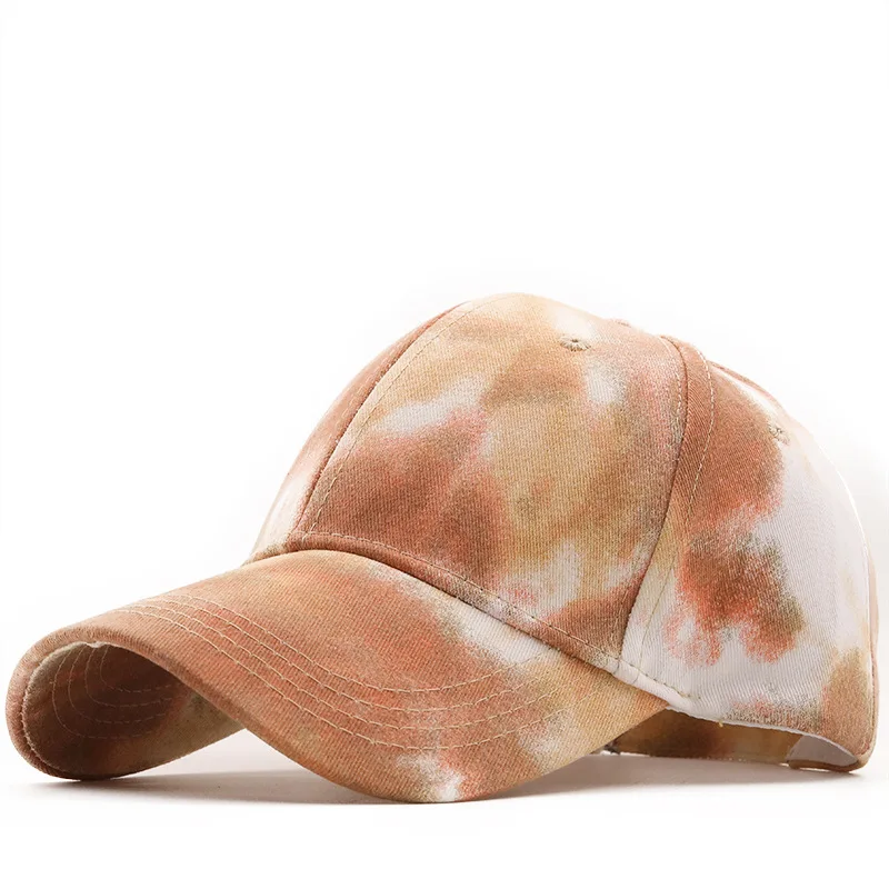 

Tie Dyed Baseball Cap Pure Cotton Women's Dome Cap Sunscreen Cap Cotton Men's Cap