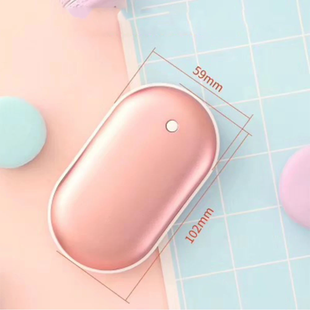 mini electric heaterМини-Электрический нагреватель для рук для путешествий, долговечный удобный мини карманный нагреватель для дома, теплый продукт, милый Перезаряжаемый USB светодиодный