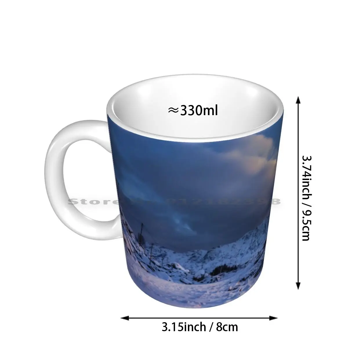 Керамические кружки Morning In Lofoten кофейные чашки кружка для молока и чая Sennesvik