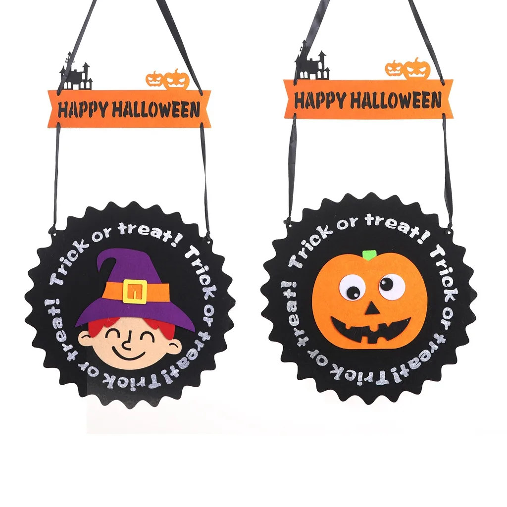 C украшение на Хэллоуин войлочная ткань подвесное летучая мышь приведение в виде