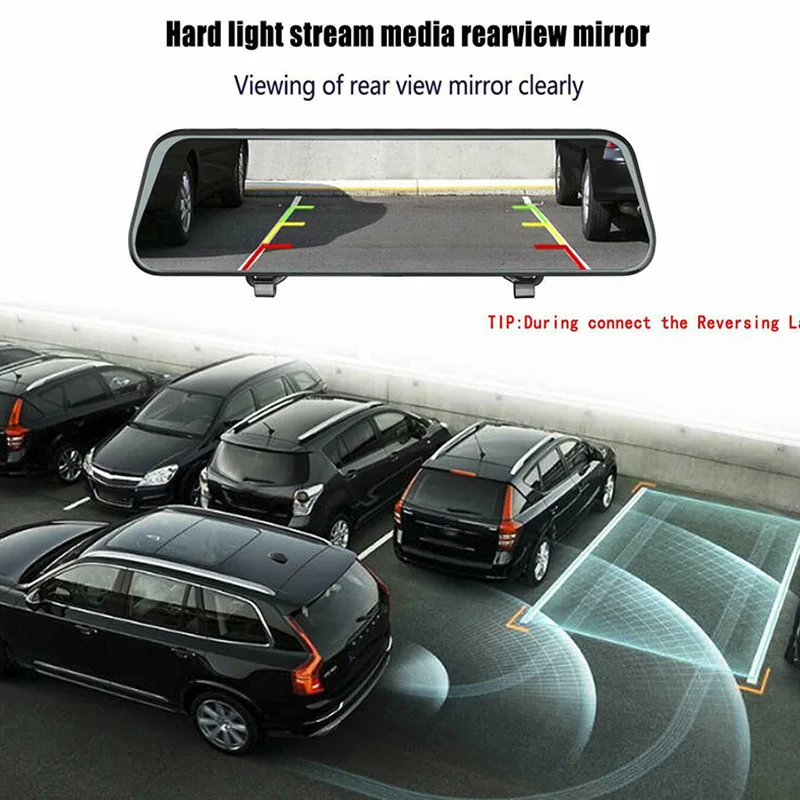 

Hot 10Inch HD LCD Dual Lens Car DVR 1080P Video Camera Recorder Night Vision Dash Cam X66