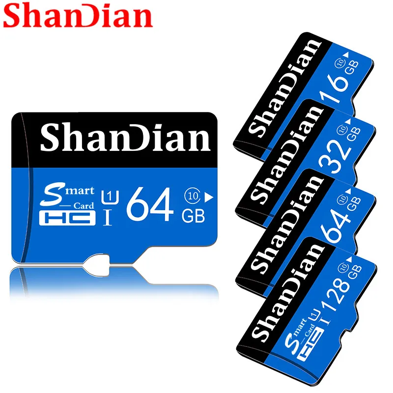 ShanDian карта памяти класс 10 128 ГБ 32 64 16 ГБ|Карты памяти| |