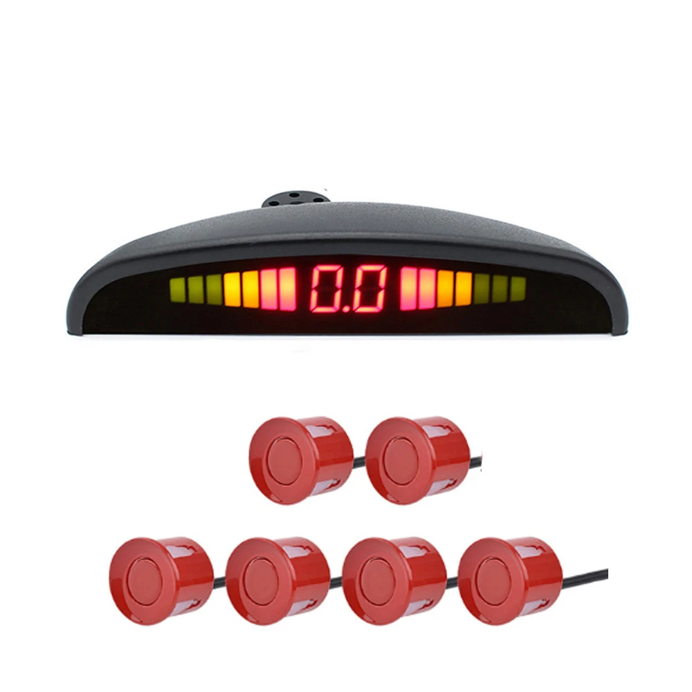 Парктроник с датчиком парковки 6 сенсоров s автомобильный радар заднего хода