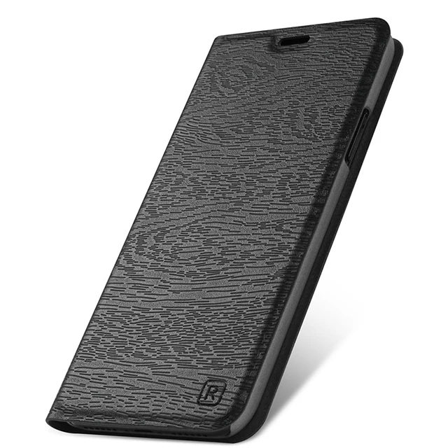 Магнитный кожаный чехол-книжка для iphone 5, 5S, 6, 6 S, 7, 8 plus, X, XR, чехол для iphone X, XR, xs max, держатель для карт, чехол-подставка - Цвет: Черный