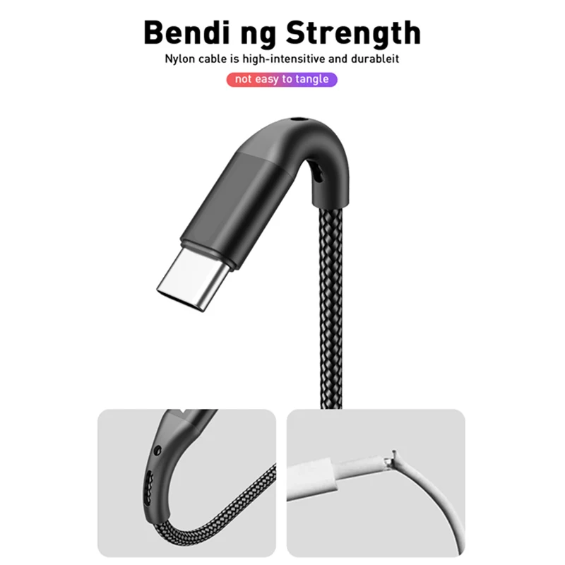QC4.0 быстрое зарядное устройство USB Type C для USB-C 3A 60 Вт зарядный кабель передачи