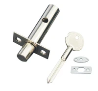 10sets hardware pipe tube well invisible door lock locker antirust durable lock pipe fireproof door escape aisle locks with key