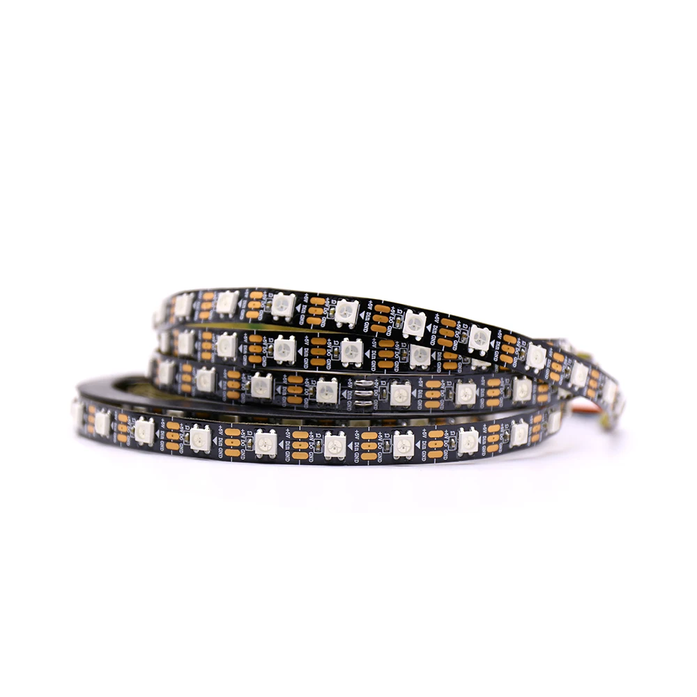 Светодиодная лента 1 м/2 м/4 м/5 м DC5V WS2812B WS2812 30/60/144 пикселей/светодиодов/m Шварц/Weiß PCB