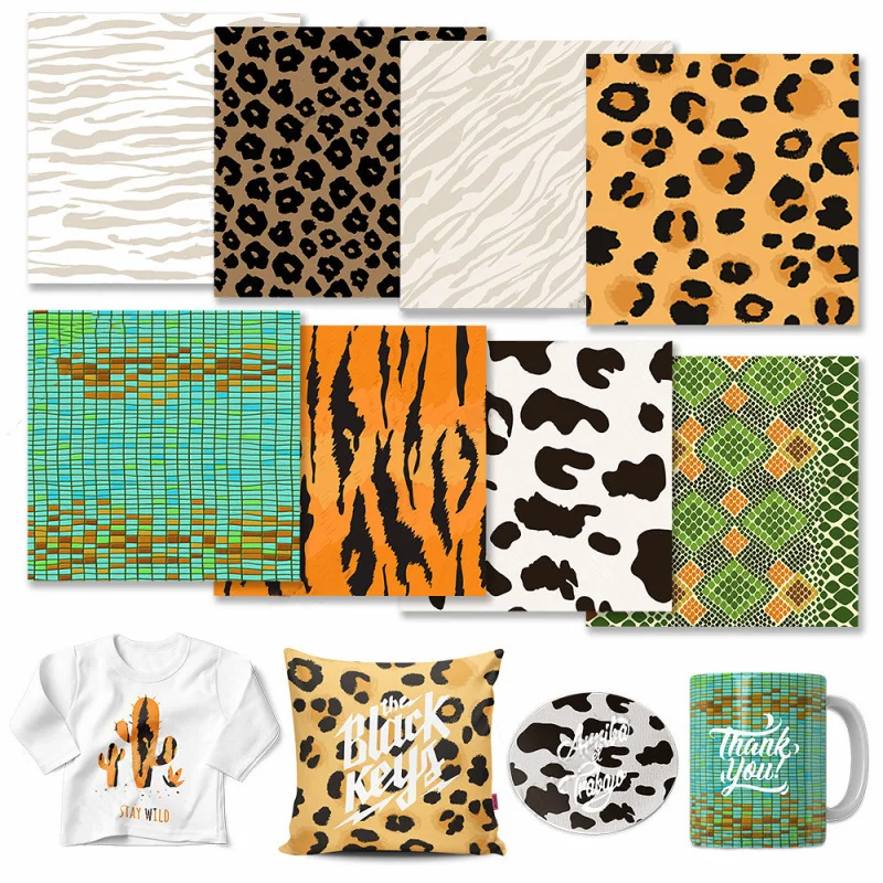 

1PC Animal Pattern Ink Sublimation Transfer Film DIY Printing Crafts For T-shirt Bag Pillow Decoration Supplies