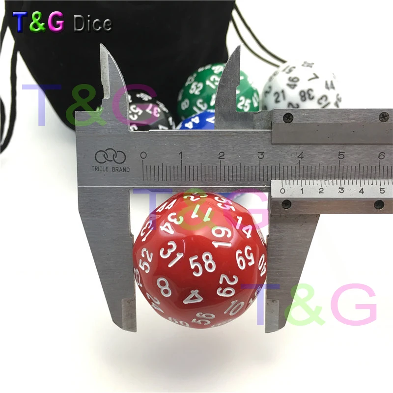 T &amp G dice 1 шт. Высокое качество 60 сторонний D60 многогранный для настольной игры