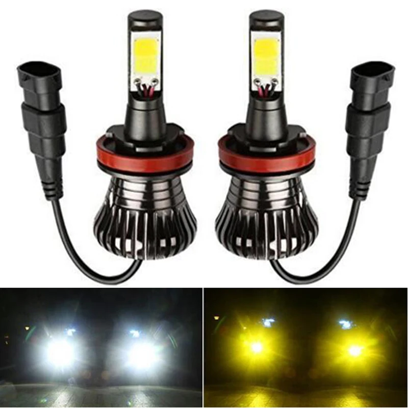 

New Car Led Headlights h37H11 Highlight 9005 Fast Start Concentrating Powder Blue Single-color Constantly Bright Fog Lights