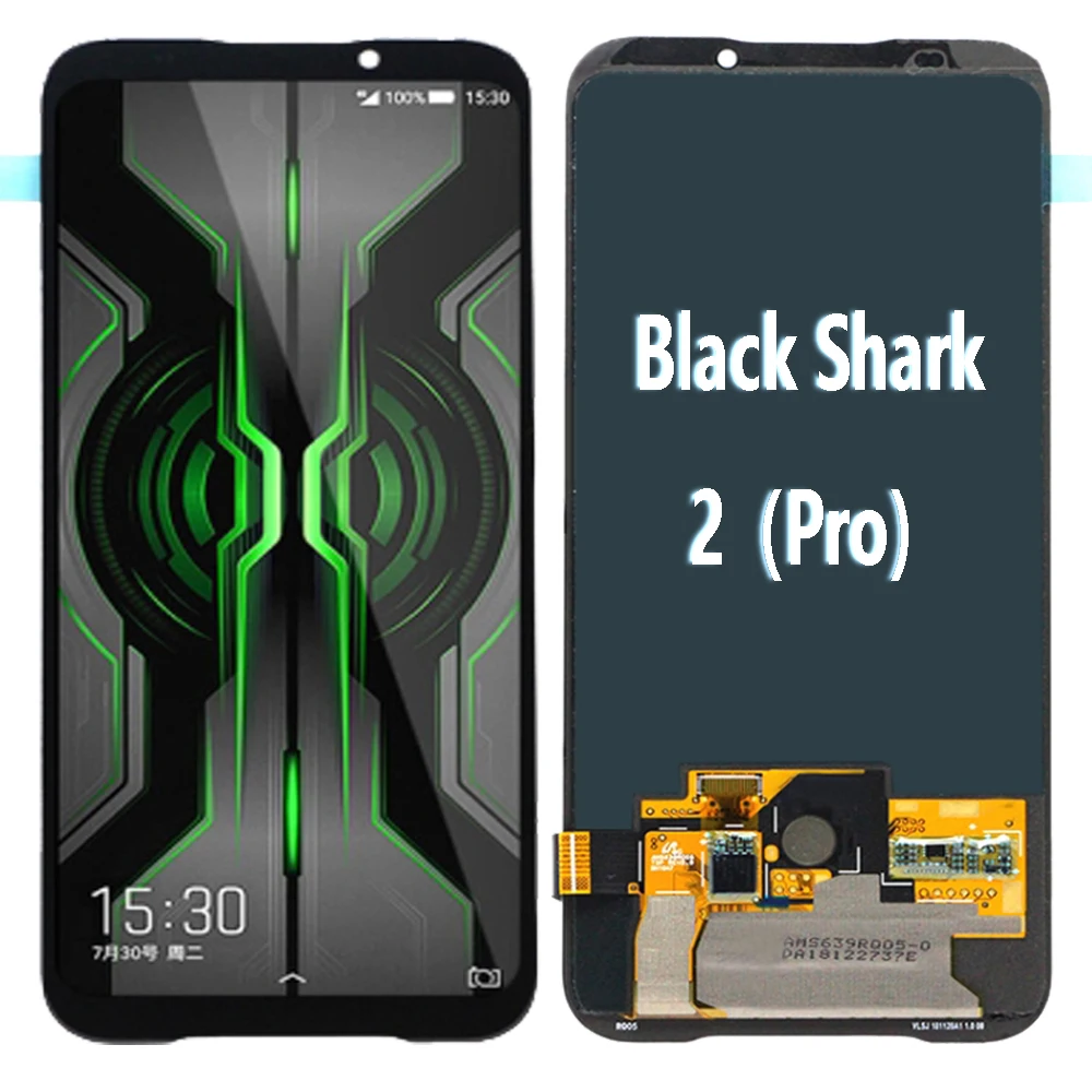 Pantalla LCD AMOLED de 6,39 pulgadas para m&oacute;vil, montaje de repuesto de digitalizador t&aacute;ctil, para Xiaomi Black Shark 2 Pro, DLT-A0, DLT-H0, SKW-H0, SKW-A0-0