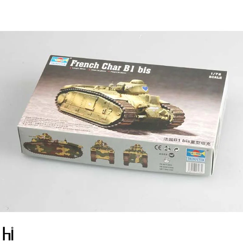 Trumpeter 07263 1:72 французский танкер B 1 тяжелый бак пластиковая сборка набор для