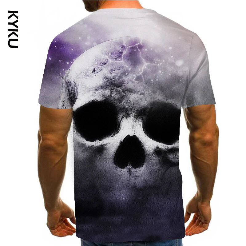 

Funny 3D Skull Print T Shirts Summer Hipster Short Sleve T Shirt Men Women Camiseta Masculina Hip Hop Streetwear Tshirt Men 6XL