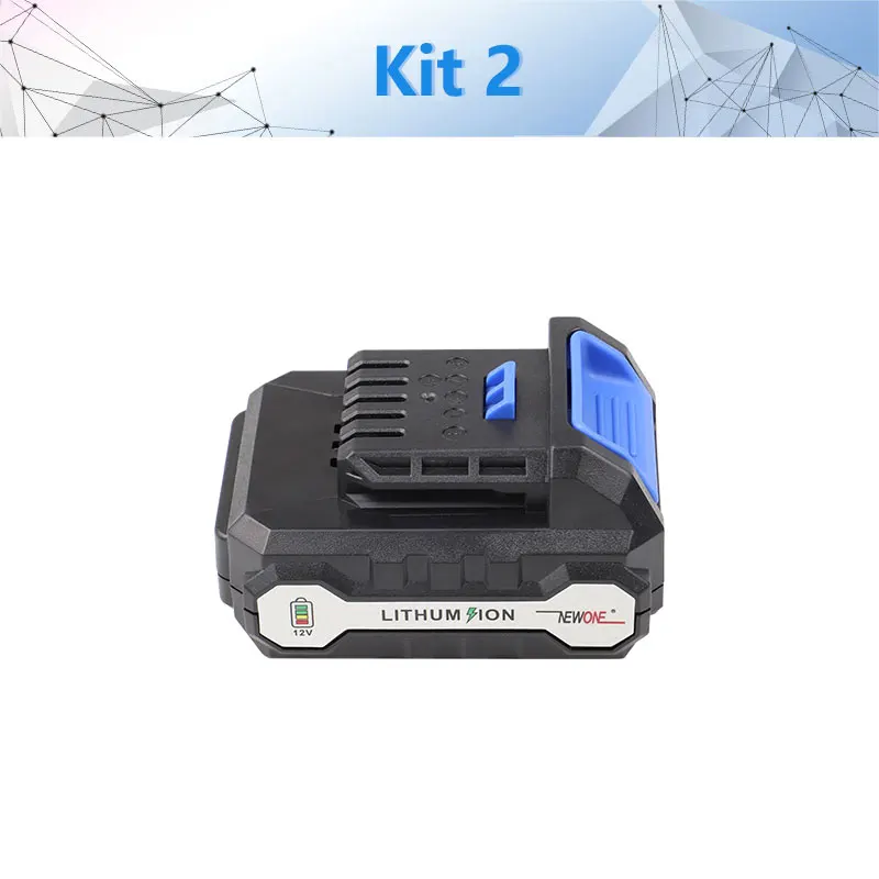 2000mAh NEWONE и KEINSO электрический ключ, дюймовый стандарт Батарея 12V 2000 мАч быстрой зарядки литий-ионный аккумулятор Батарея для детей возрастом от 12V угловая шлифовальная машина - Цвет: 2000mAh