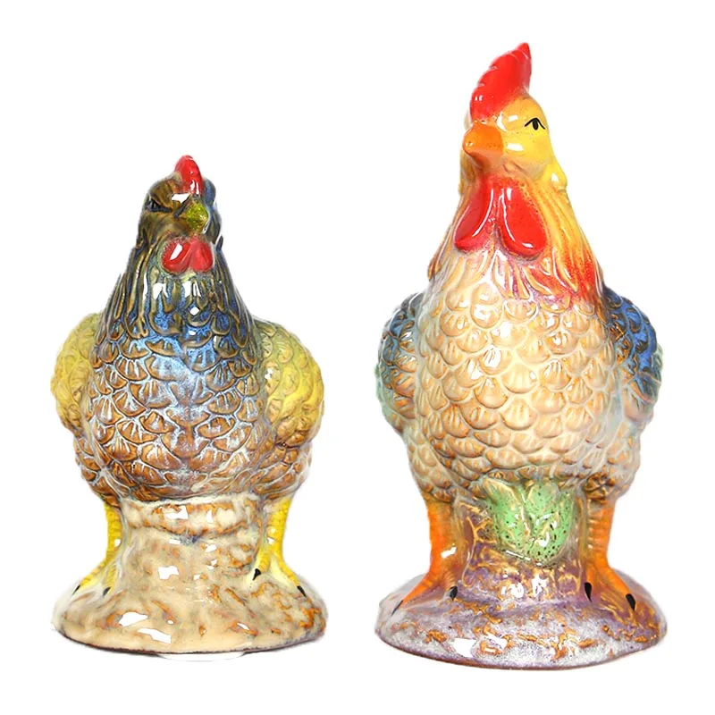 Креативные керамические фигурки на куриный член ручной работы окрашенные