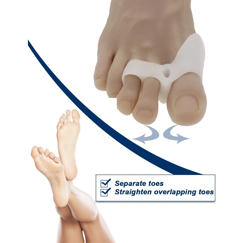 1 пара BYEPAIN Bunion гелевый корректор носка сепараторы рельеф кремния шина для Hallux