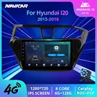 2DIN Android 10,0 автомобильный мультимедийный плеер для Hyundai I20 2015 2016 2017 2018, GPS-навигация, стерео, автомобильное радио, DVD-плеер, Авторадио