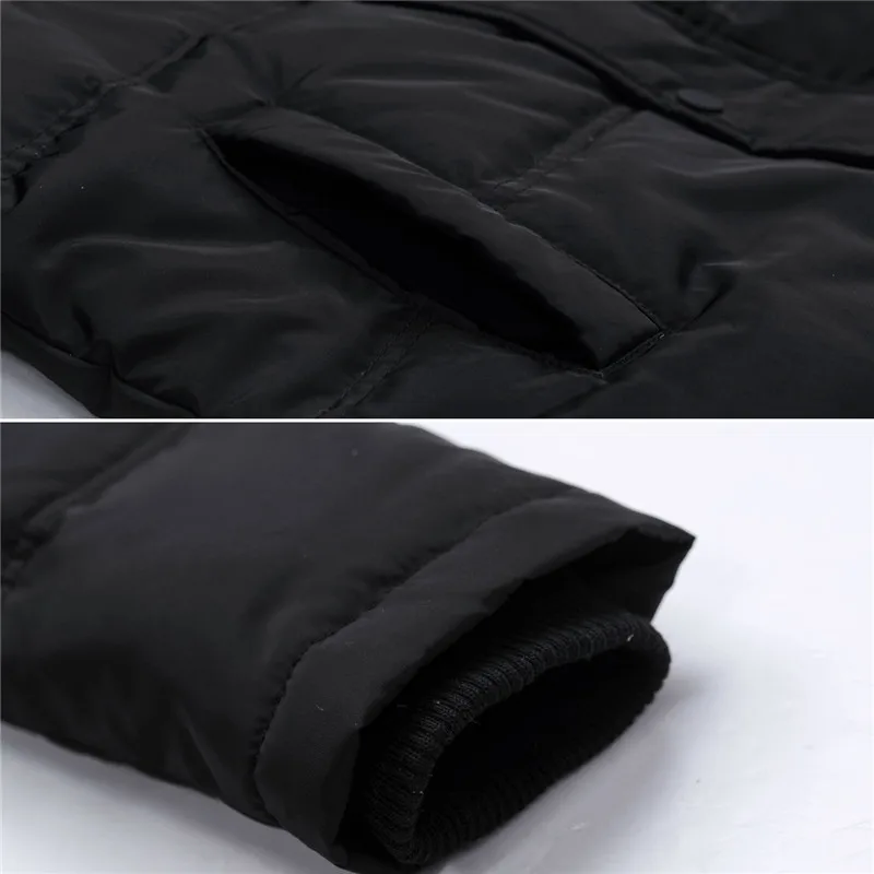 

Jacket Winter 2021 Coat Women Plus size Thick Warm Length High-end Hooded Cotton Down Jacket Casual Jacket Parka Female Padded
