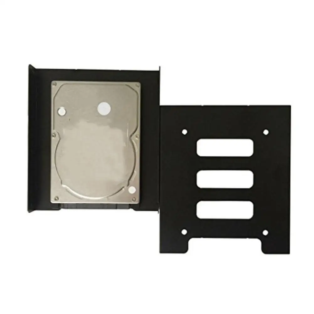 2.5 in to 3.5 in Hard Disk Drive Holder SSD HDD Metal Mounting Adapter Bracket Computer Case Dock for PC Hard Drive Enclosure