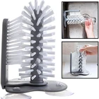 Щетка для чистки бутылок с водой для раковины, стеклянные чашки, Кубок, кружки, чистящая щетка с сильным всасыванием для ленивой чистки, стеклянные Принадлежности для бара, кухни