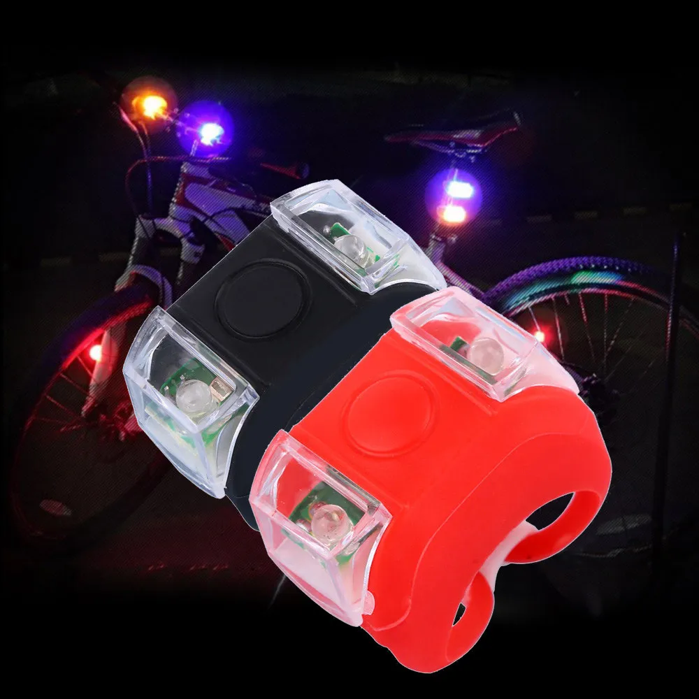 

Велосипедный передний фонарь, задний фонарь, Предупреждение фонасветильник, силиконовый фонарь, светильник