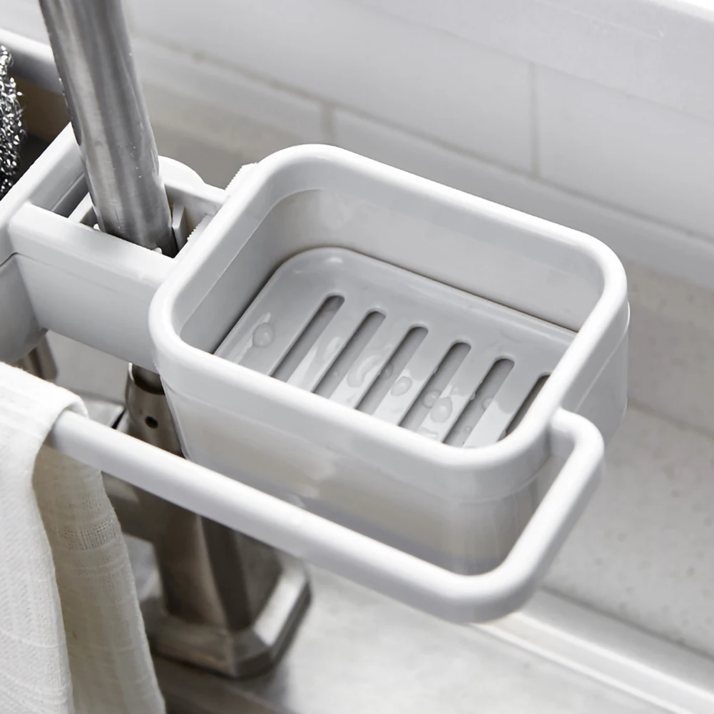 Портативная кухонная полка для слива губчатой мыльной ткани держатель губок на