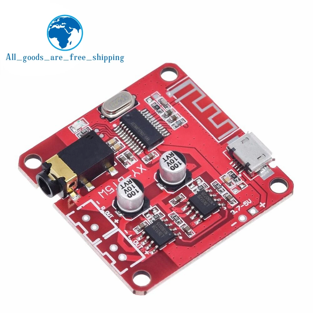 TZT XY-BT5W DC 3,7~ 5 в Bluetooth 4,2 аудио приемник 5 Вт+ 5 Вт стерео усилитель мощности доска