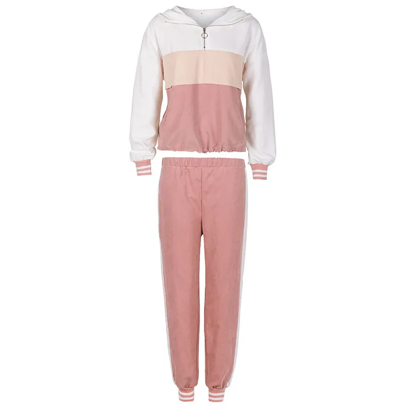 

New Two Piece Set Women Plus Size Tracksuit Women Jogging Femme Hoodies Top And Pants Set Autumn Winter Loose Casual Outfits