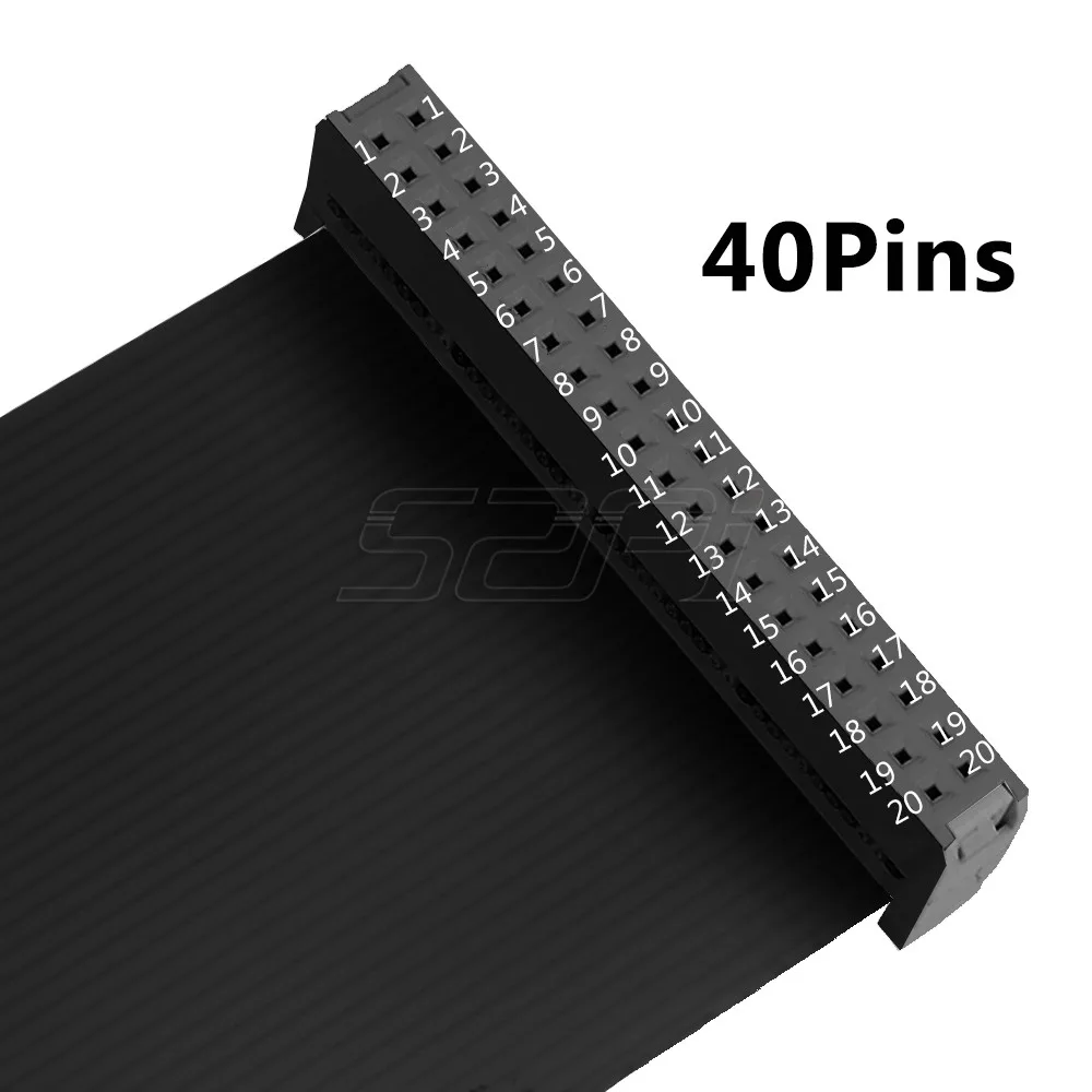52Pi 3 шт. 19 см 40 контактов 40Pin Way GPIO черный кабель сделай сам для Raspberry Pi Model B / + 2 4B |