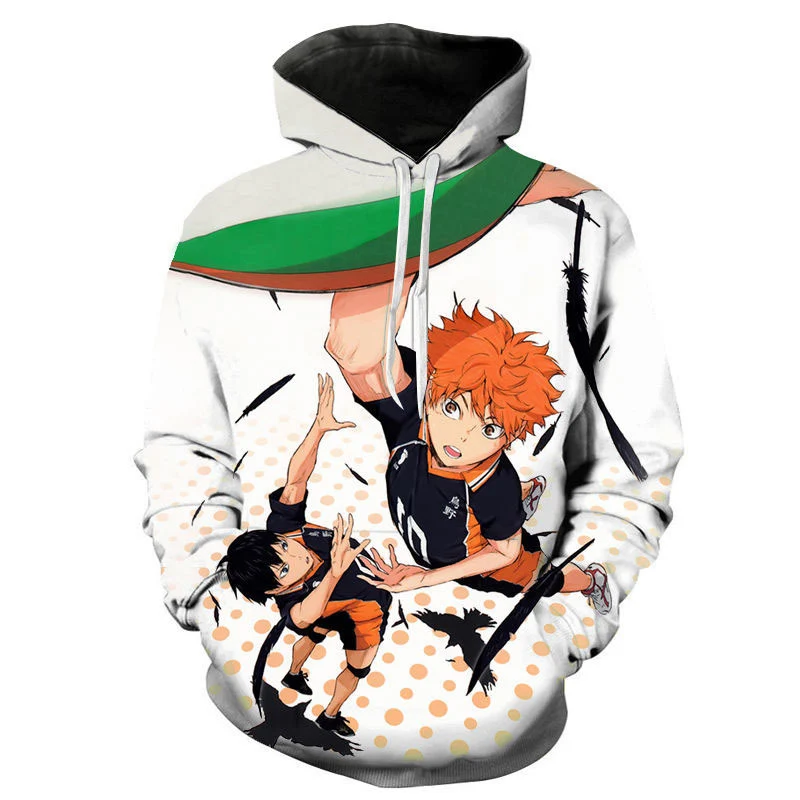 Новое поступление костюм Аниме Haikyuu толстовки свитшоты униформа Хината шоё