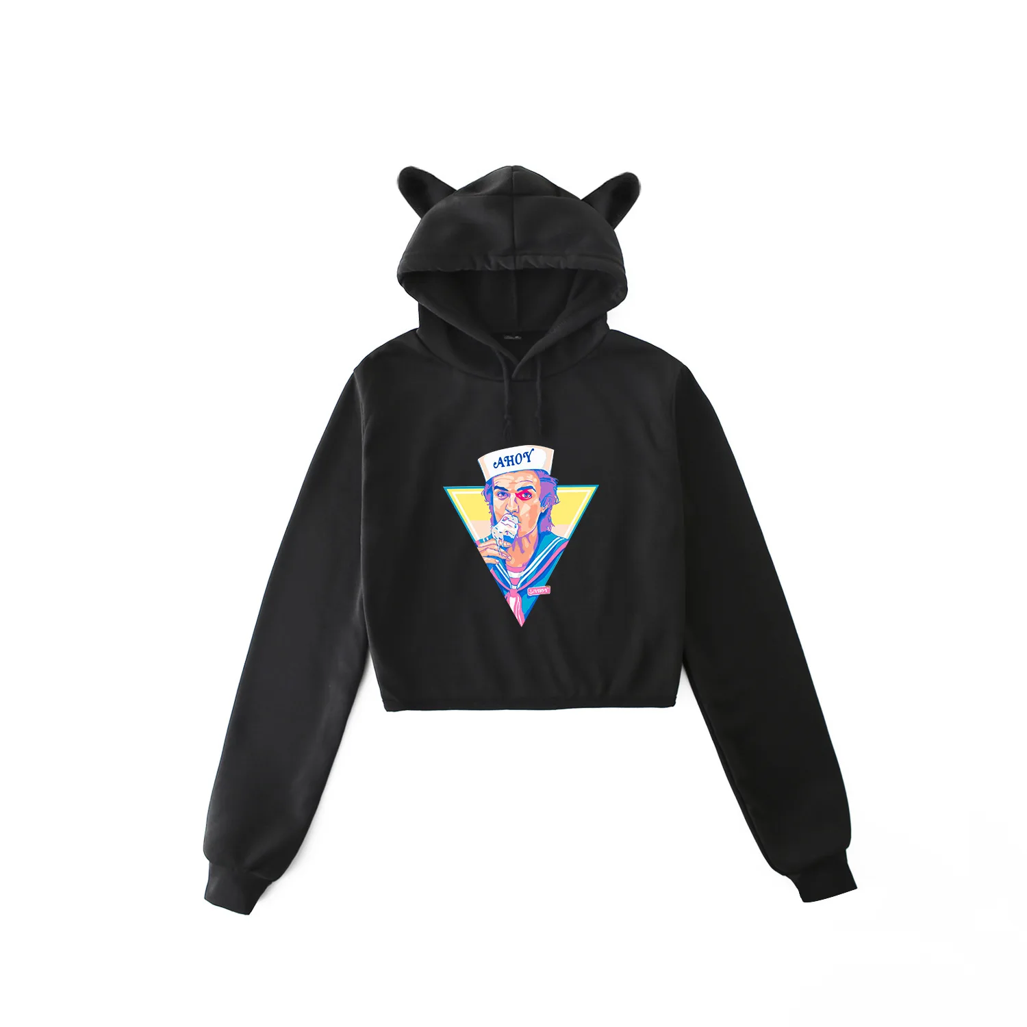 Толстовка с капюшоном очень странные дела женские толстовки модная одежда товар